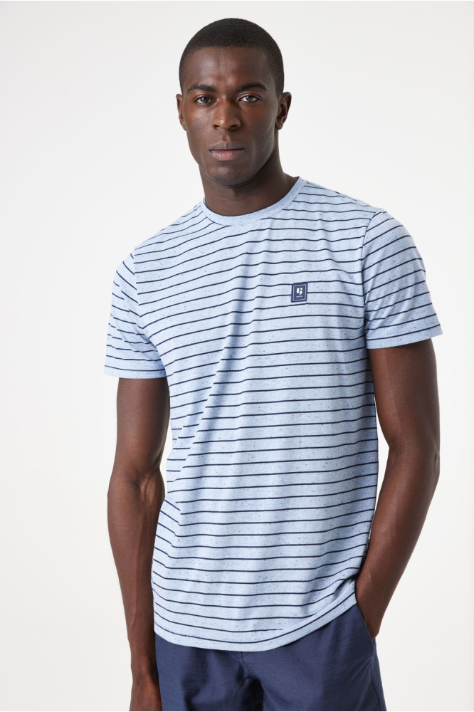 T SHIRT E51204 1863 DUSTY BLUE